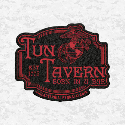 Tun Tavern Est 1775 | Leather Patch | Velcro Backed