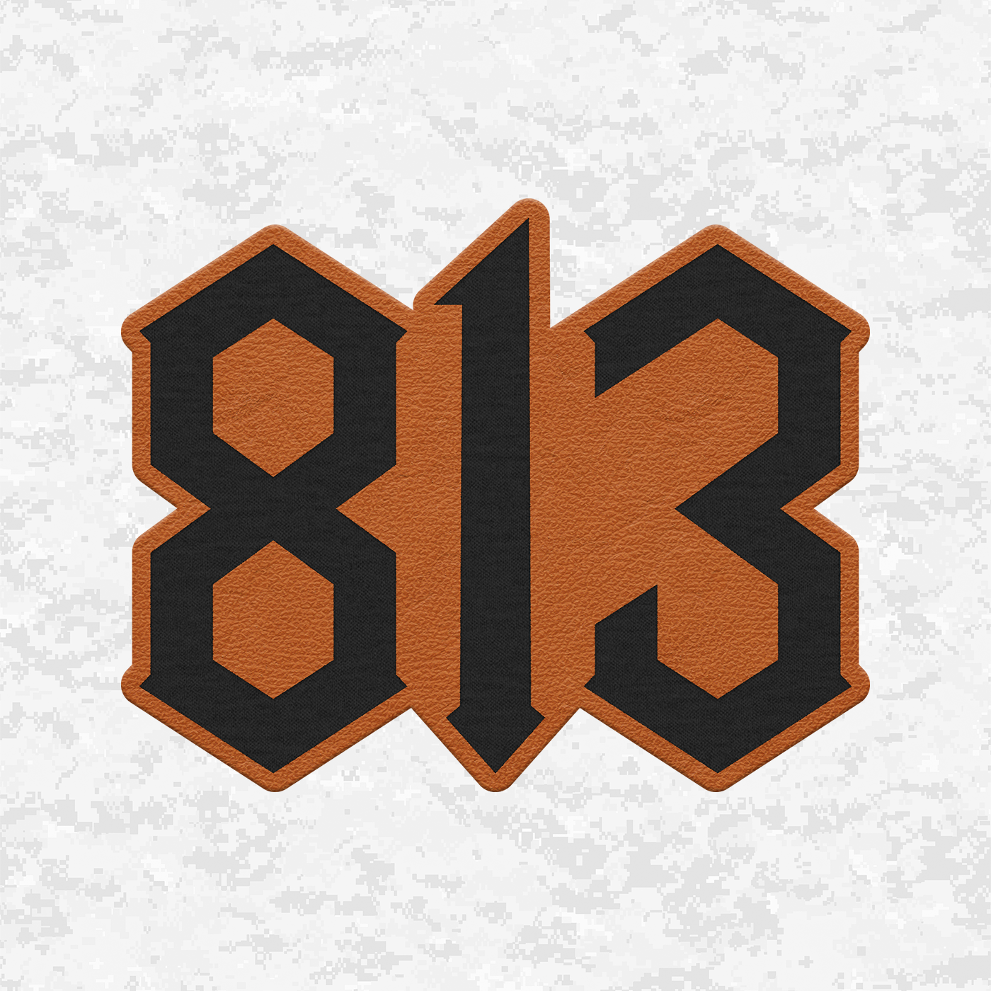 MARSOC 8130 Tactical Team Number | Leather Patch | Velcro Backed