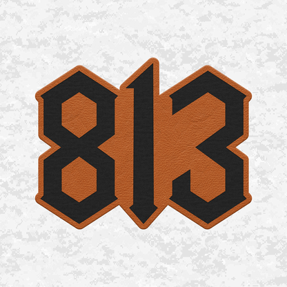 MARSOC 8130 Tactical Team Number | Leather Patch | Velcro Backed