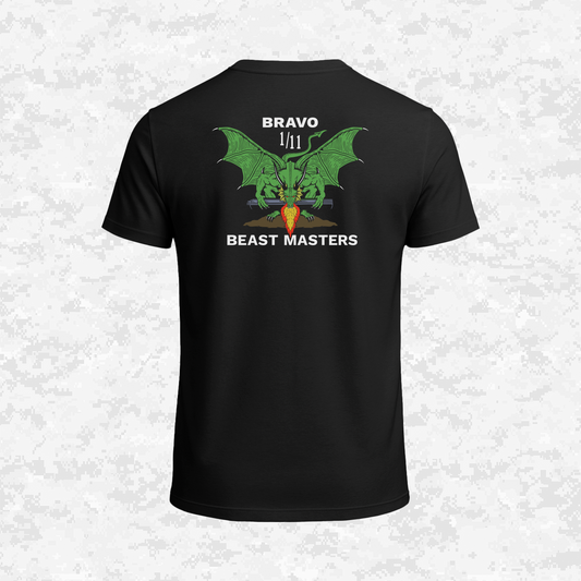 1st Bn 11th marines Bravo "Beast Masters" | T-shirt