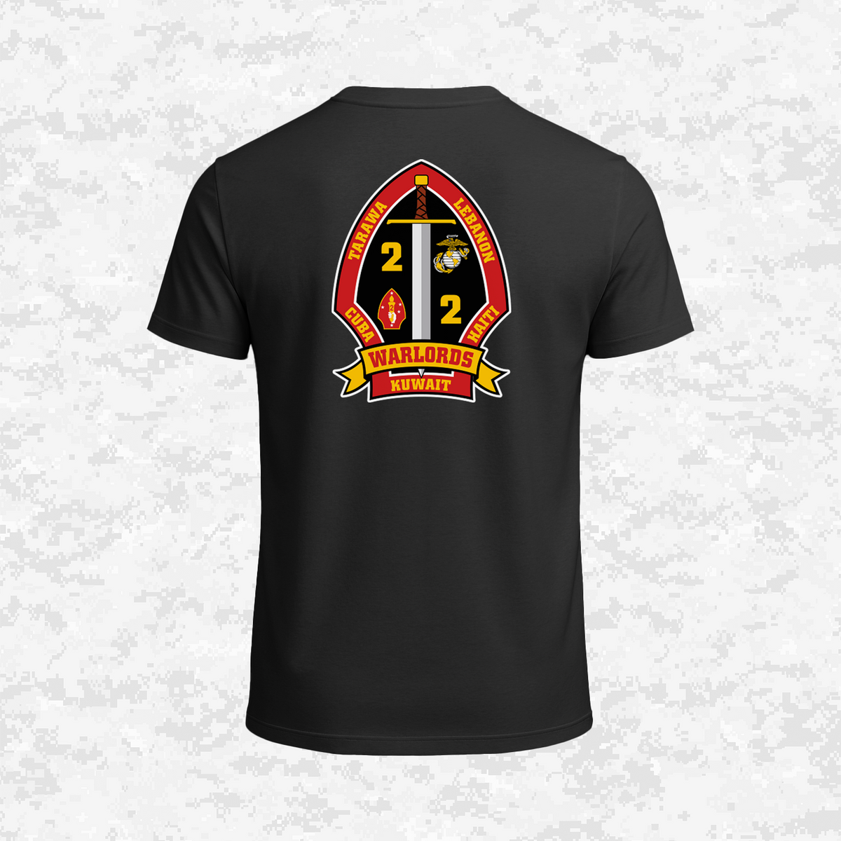 2nd Battalion 2nd Marines Unit "Warlords" #4 | T-shirt