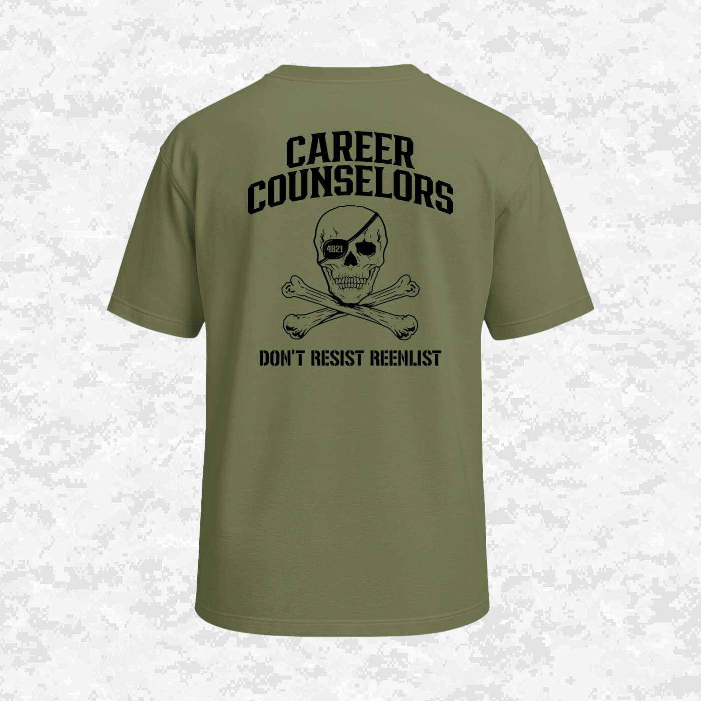 Don't Resist Reenlist | Oversized T-shirt | Regular & Faded Fabric