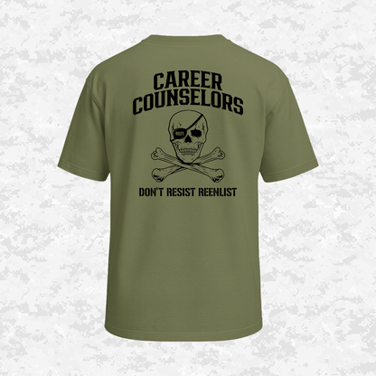 Don't Resist Reenlist | Oversized T-shirt | Regular & Faded Fabric