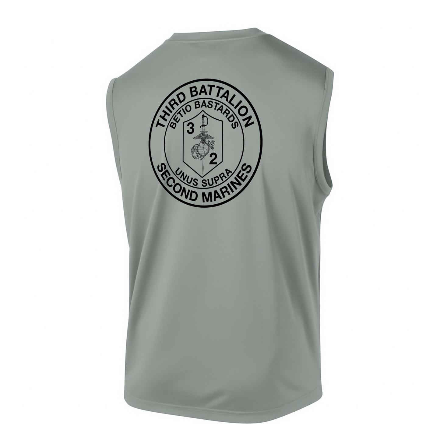 3rd Battalion 2nd Marines Unit "Betio Bastards" DRIFIT Sleeveless, Tank, Sleeveless Hoodie