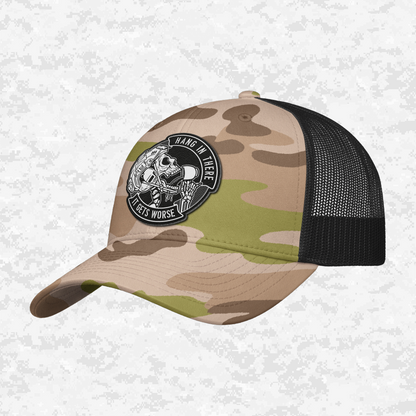 Hang In There It Gets Worse | Snapback Hat