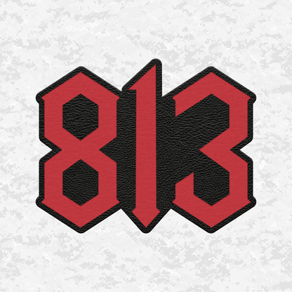 MARSOC 8130 Tactical Team Number | Leather Patch | Velcro Backed