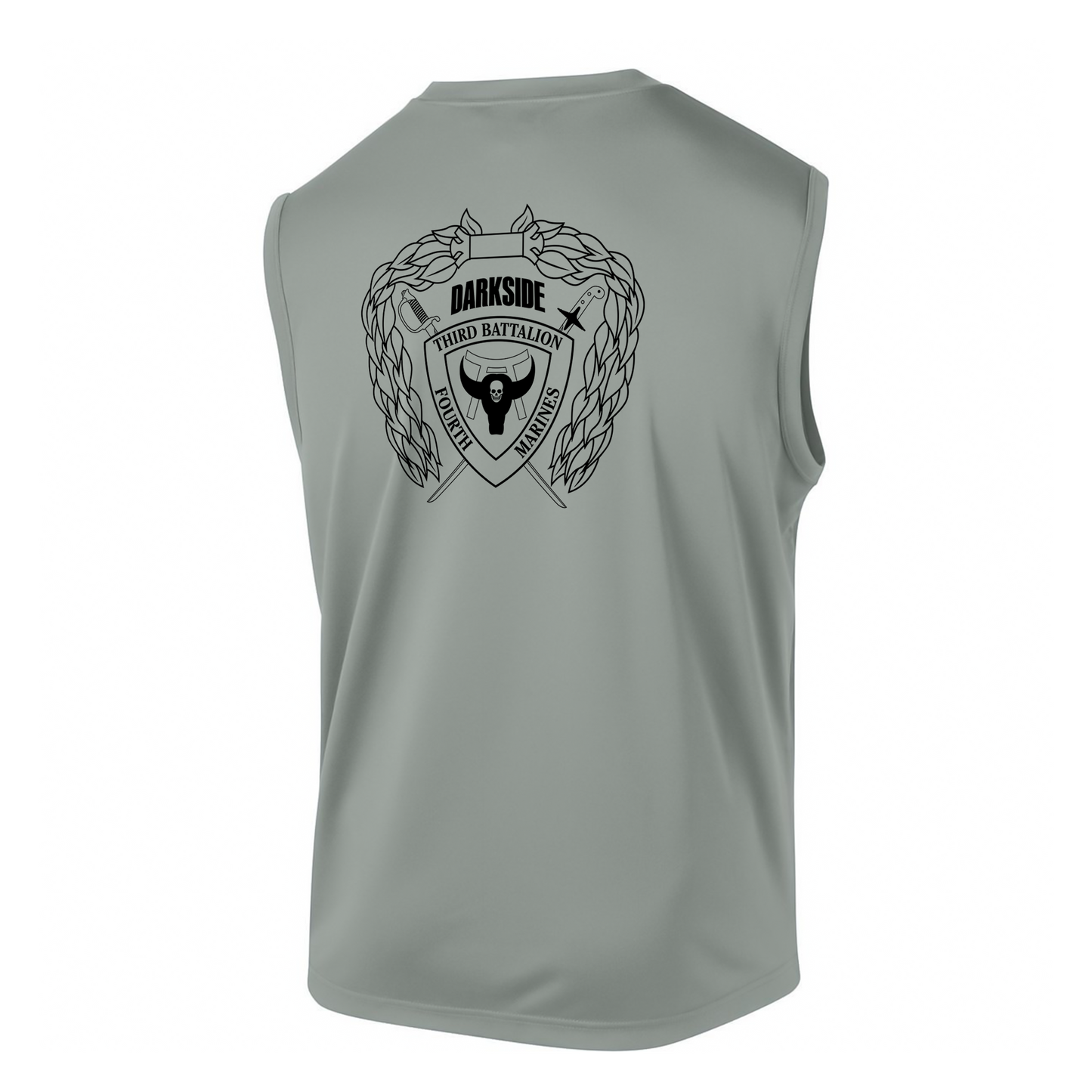 3rd Battalion 4th Marines Unit "Darkside" DRIFIT Sleeveless, Tank, Sleeveless Hoodie