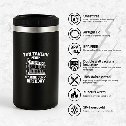 Tun Tavern | 4th ANGLICO Unit | Can Cooler | 16oz