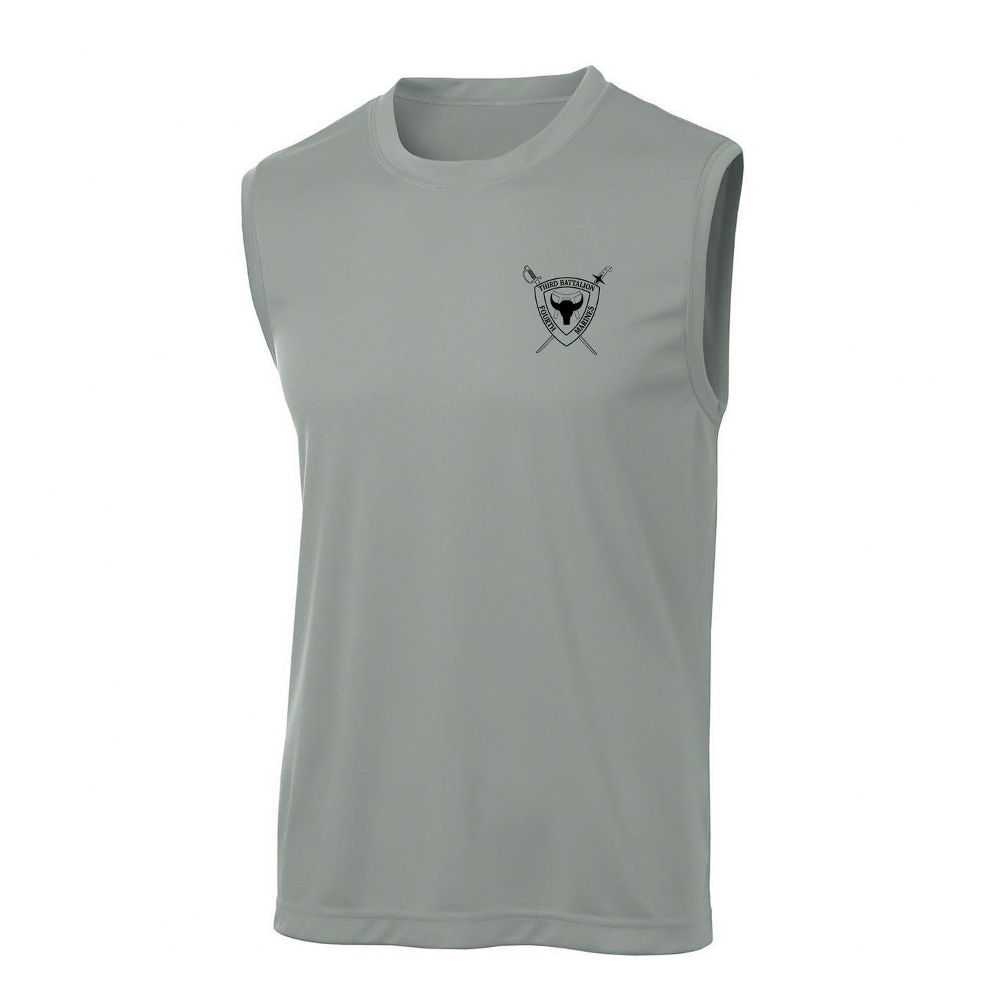 3rd Battalion 4th Marines Unit "Thundering Third" DRIFIT Sleeveless, Tank, Sleeveless Hoodie