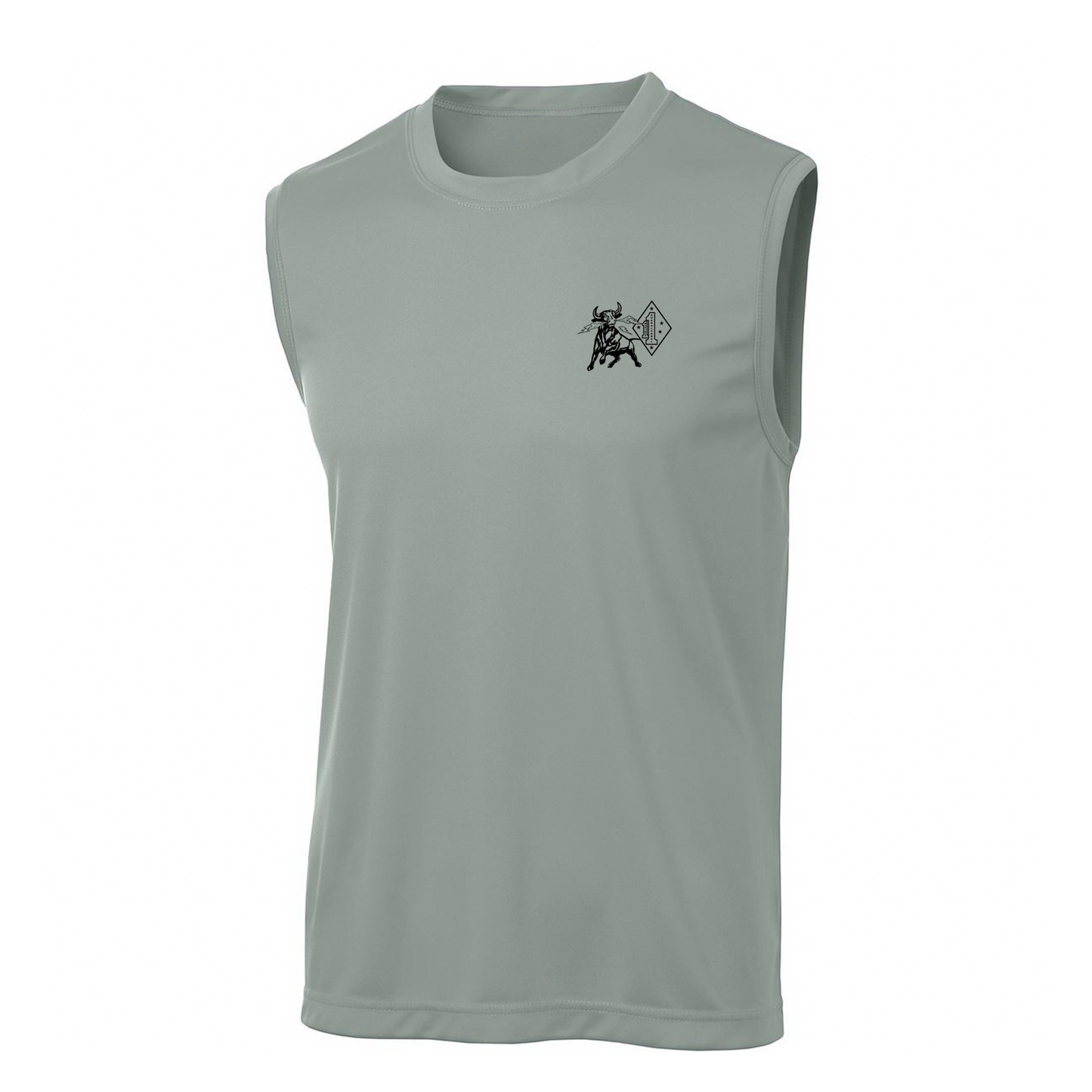 3rd Battalion 1st Marines Unit "Thundering Third" DRIFIT Sleeveless, Tank, Sleeveless Hoodie