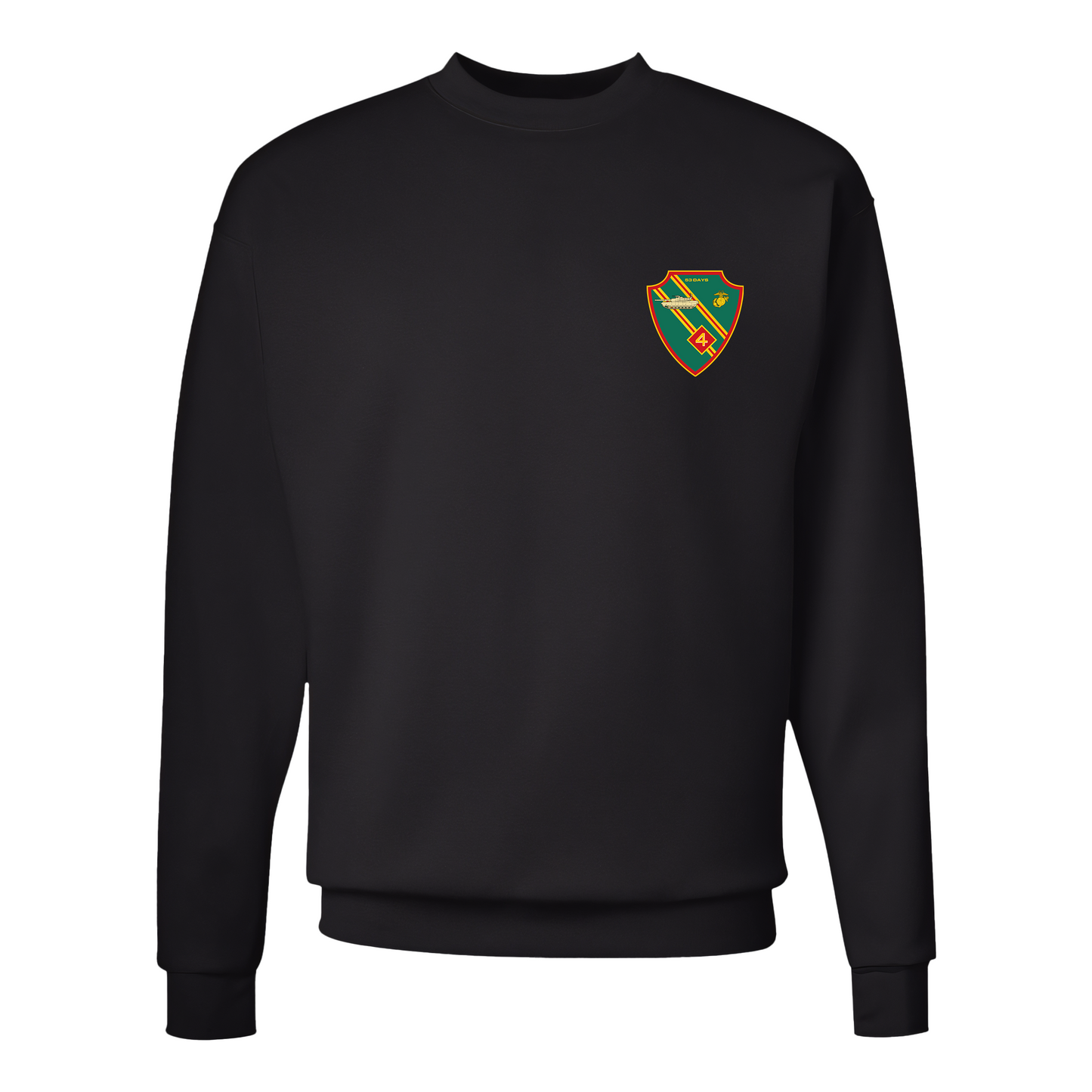 4th Tank Battalion, "53 Days", USMC, United States Marine Corps Sweatshirt