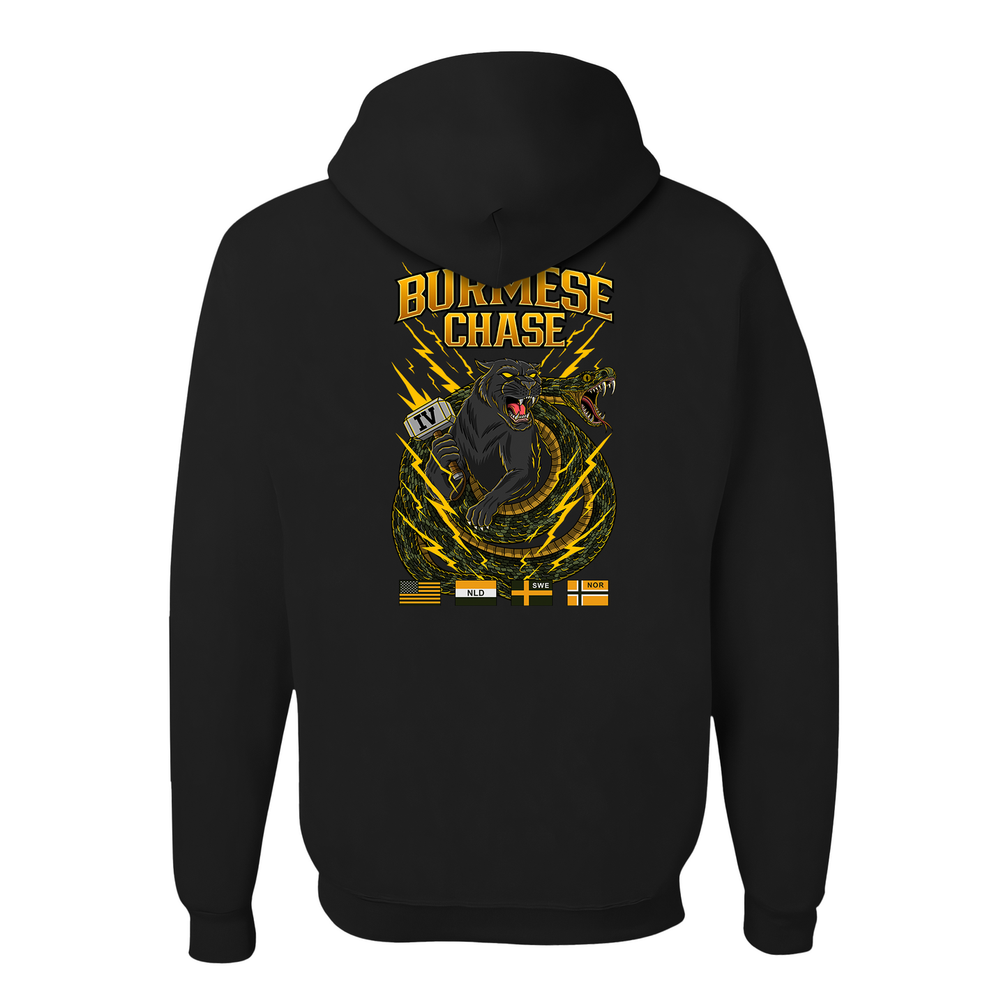 Burmese Chase, Special Edition, 4th ANGLICO, Hoodie