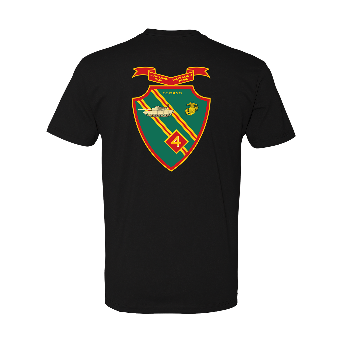 4th Tank Battalion, "53 Days", USMC, United States Marine Corps T-Shirt