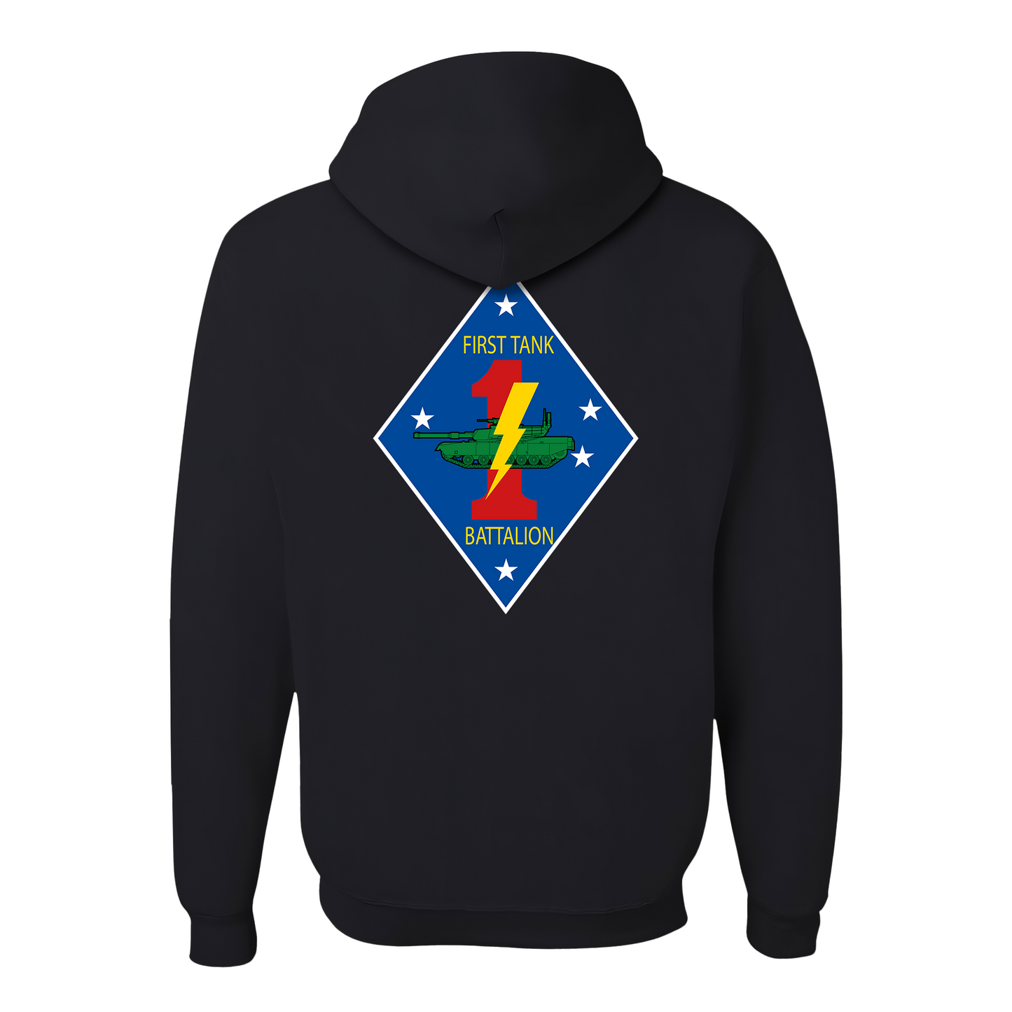 1st Tank Battalion Unit "1st tanks", USMC Hoodie