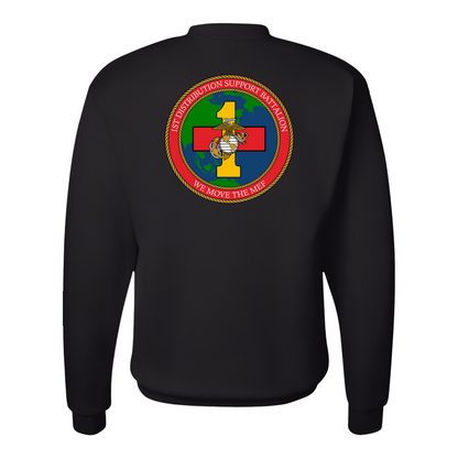 1st Distribution Support Battalion "We Move The MEF", "1st DSB", Sweatshirt