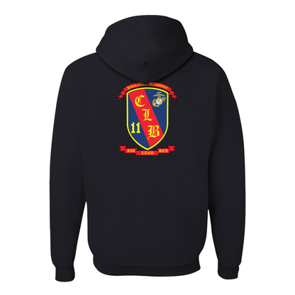 Combat Logistics Battalion 11, "CLB 11", Hoodie