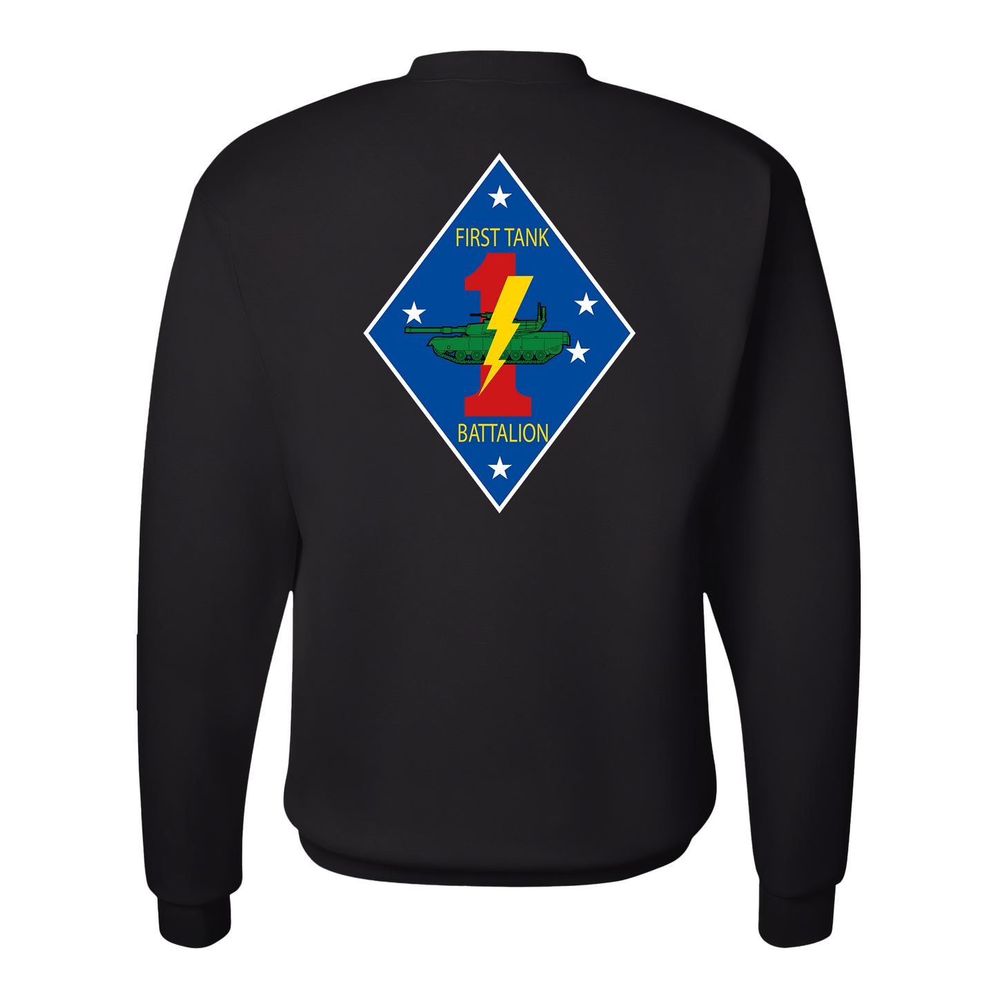 1st Tank Battalion Unit "1st Tanks", USMC Sweatshirt