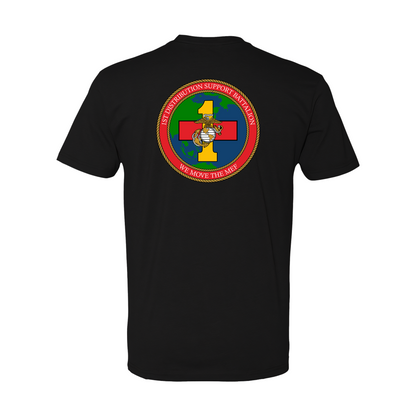 1st Distribution Support Battalion "We Move The MEF", "1st DSB", T-shirt