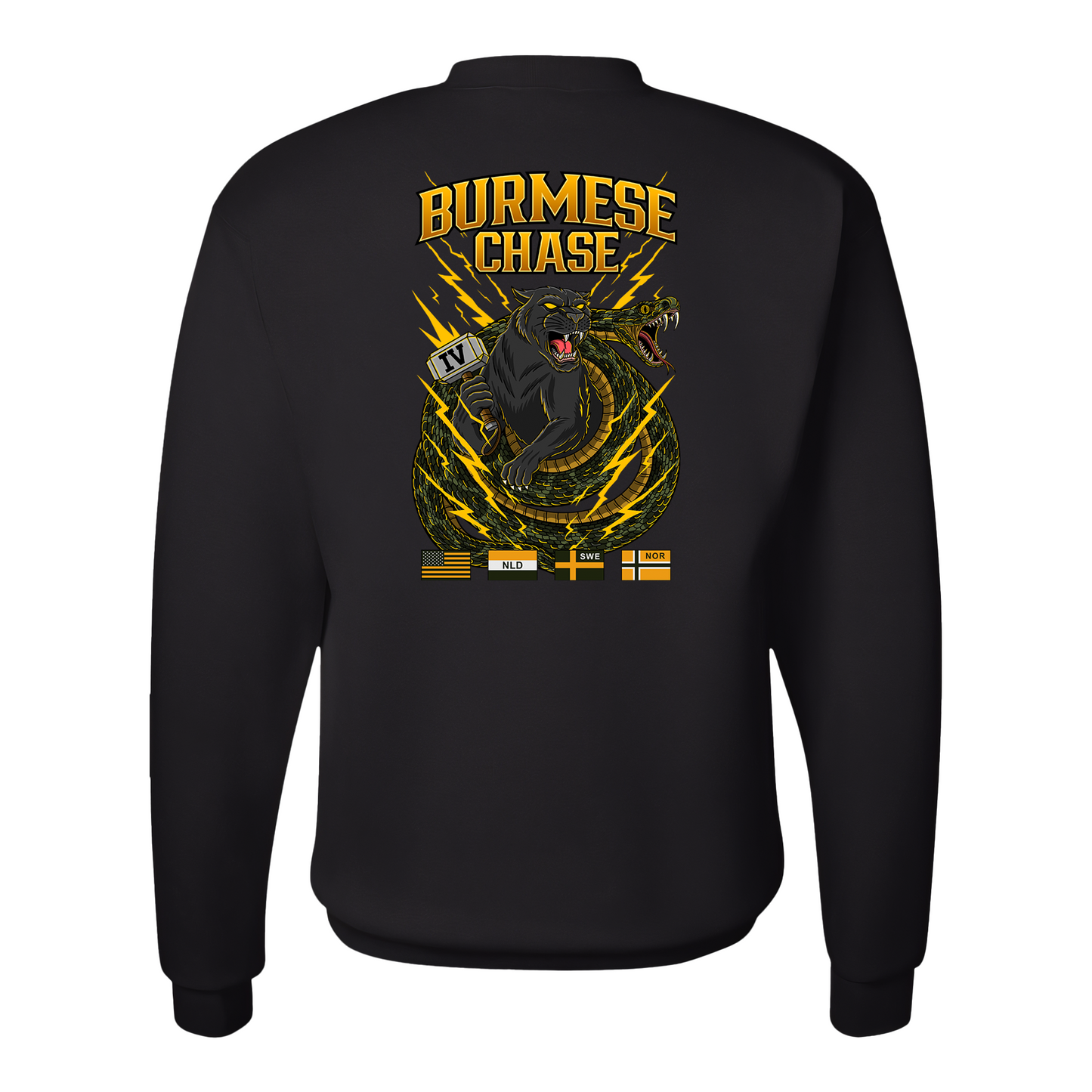 Burmese Chase, Special Edition, 4th ANGLICO, Sweatshirt