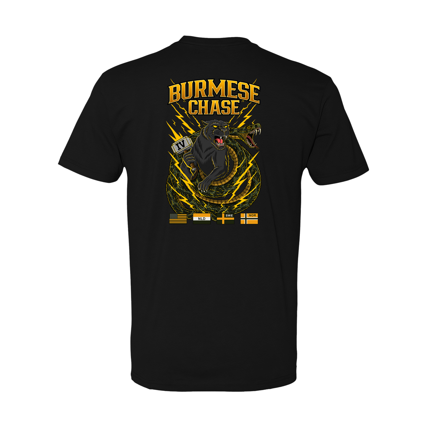 Burmese Chase, Special Edition, 4th ANGLICO, T-shirt
