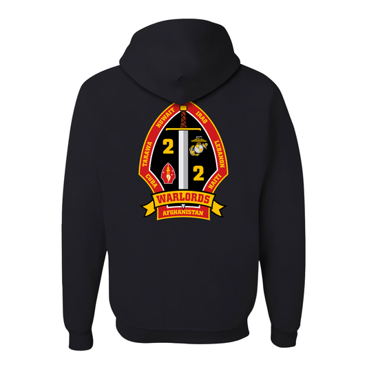 2nd Battalion 2nd Marines Unit "Warlords" #1 | Hoodie