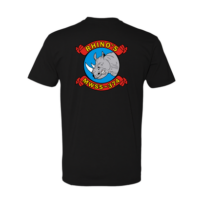 MWSS-374 "RHINO'S", Marine Wing Support Squadron-374, T-Shirt