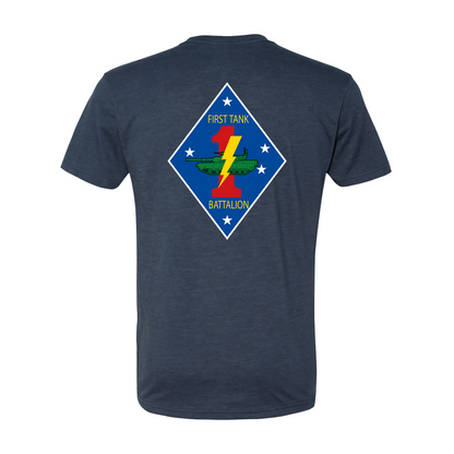 1st Tank Battalion Unit "1st Tanks", USMC T-Shirt