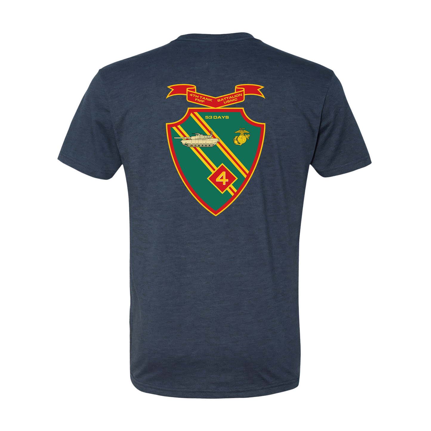 4th Tank Battalion, "53 Days", USMC, United States Marine Corps T-Shirt