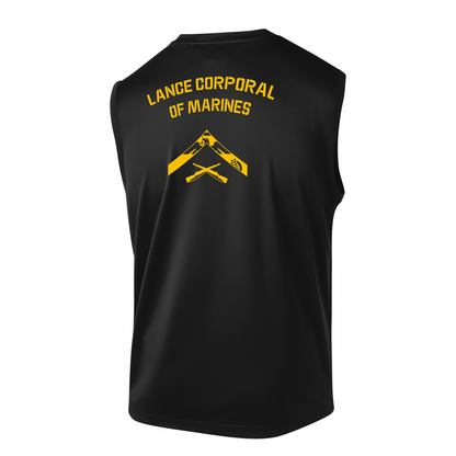 E3 Lance Corporal of Marines DRIFIT Sleeveless, Tank, Sleeveless Hoodie #1