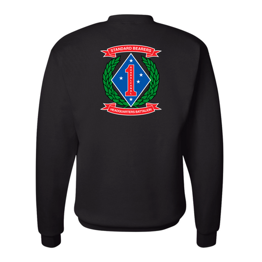 Headquarters Battalion 1st Marine Division Unit ¨Standard Bearers¨ Sweatshirts