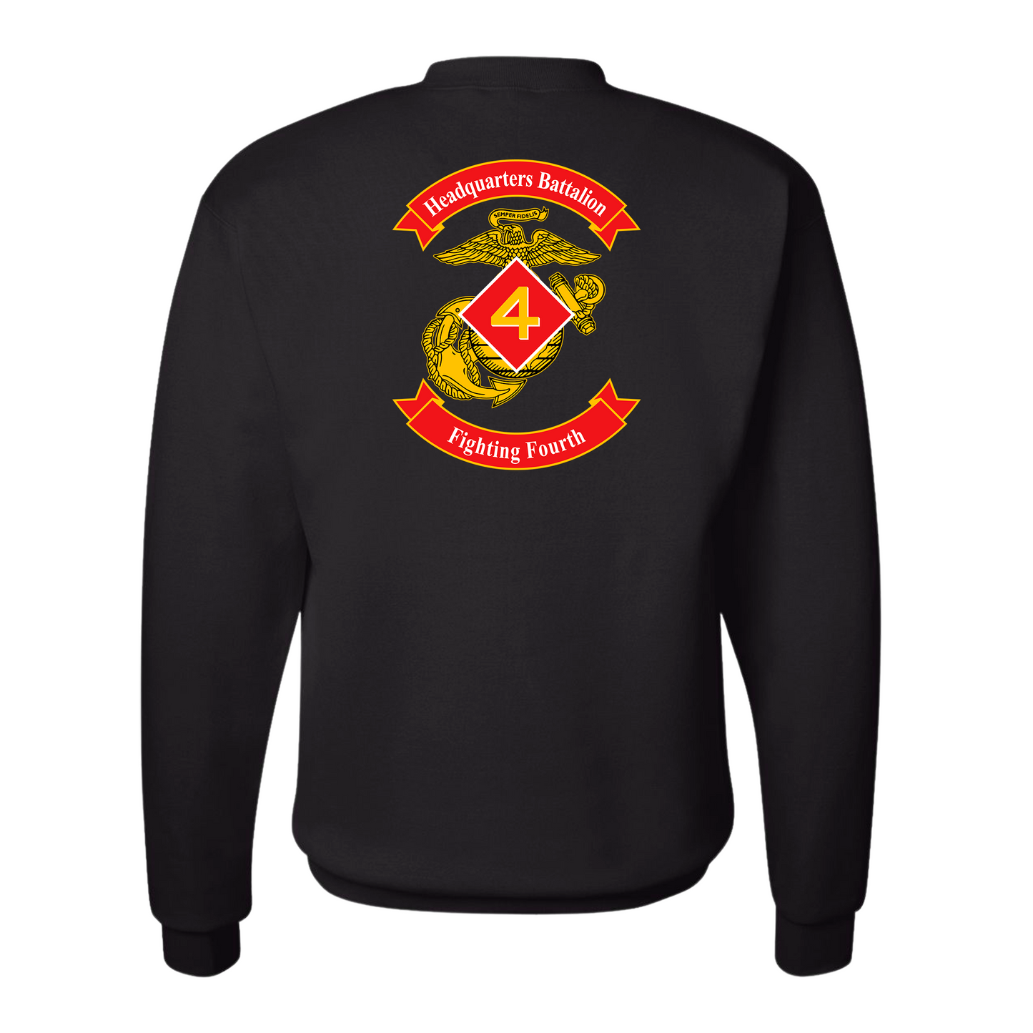 Headquarters Battalion 4th Marine Division Unit ¨Fighting Fourth¨ Sweatshirts