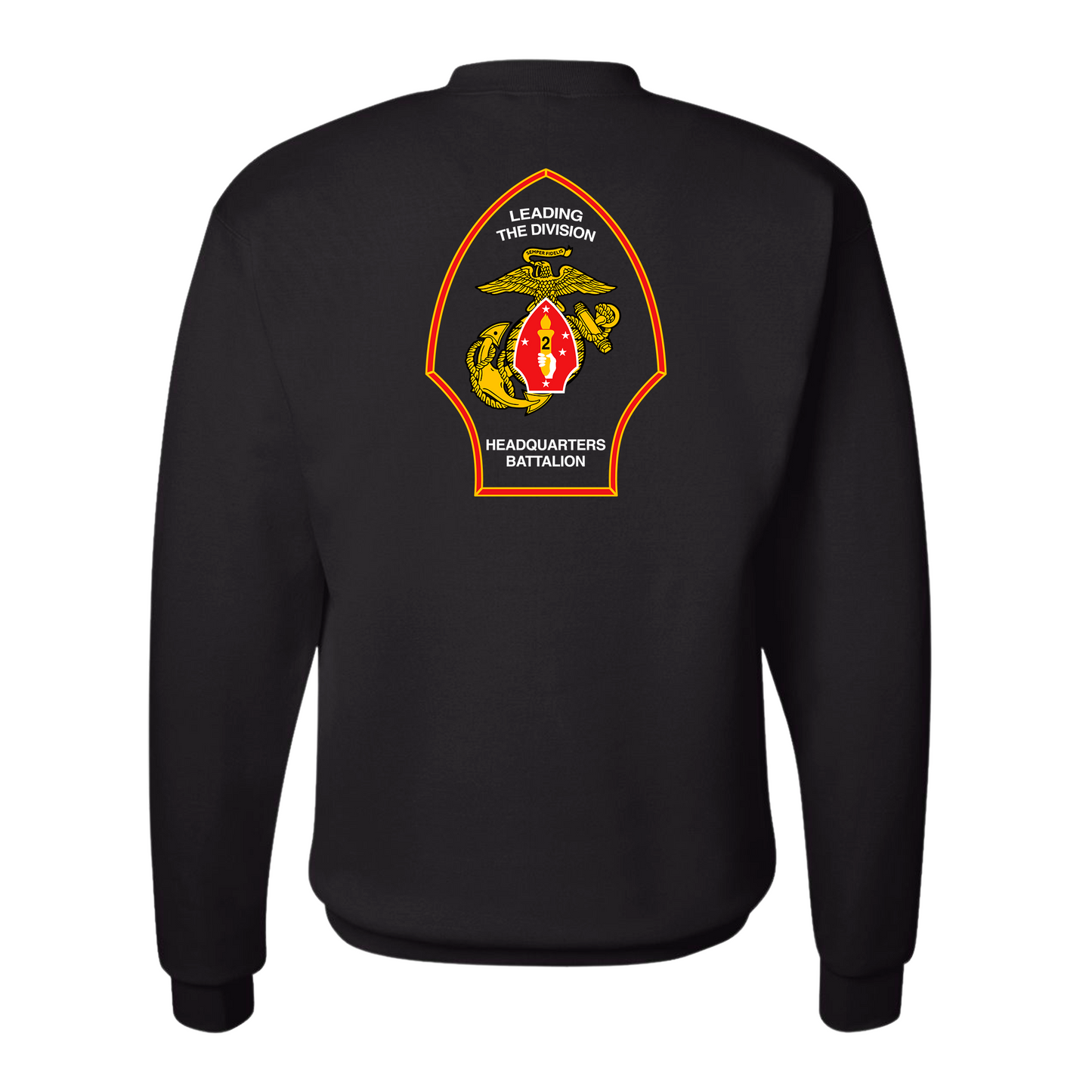 Headquarters Battalion 2nd Marine Division Unit ¨ The Silent Second¨ Sweatshirts