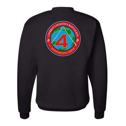 Combat Logistics Battalion 4 Unit ¨The Supporting Edge¨ Sweatshirts