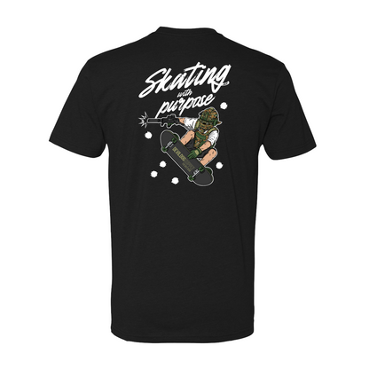 Skating With Purpose - Marine in Skate (marpat forest) Shirt