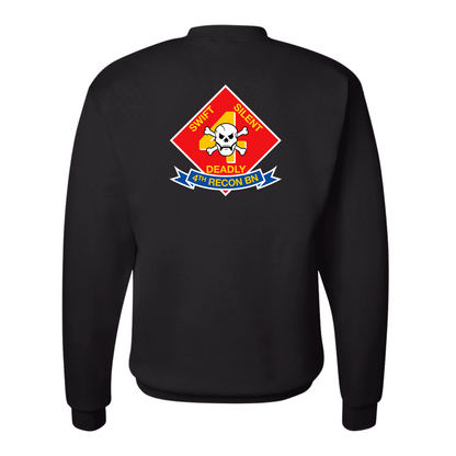 4th Reconnaissance Battalion Unit ¨Swift, Silent, Deadly¨ Sweatshirt