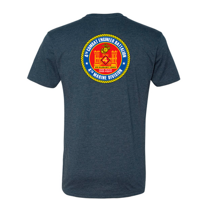 4th Combat Engineer Battalion Unit ¨One Team, One Fight¨ Shirt #1