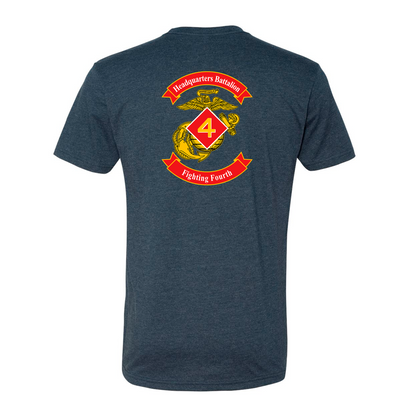 Headquarters Battalion 4th Marine Division Unit ¨Fighting Fourth¨ Shirt