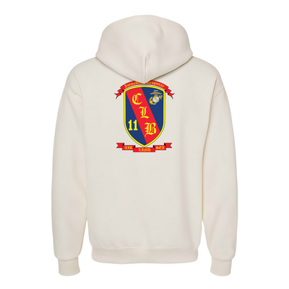 Combat Logistics Battalion 11, "CLB 11", Hoodie