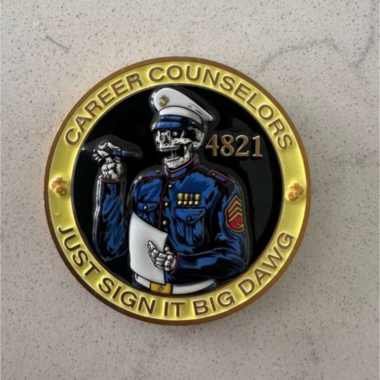 Challenger Coin | Career Counselor | 2-inch