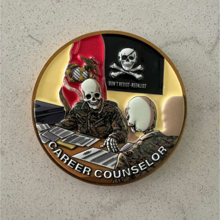 Challenger Coin | Career Counselor | 2-inch