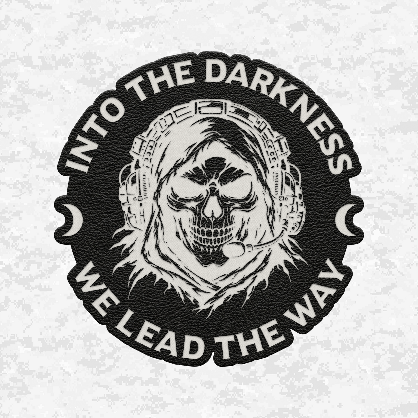 Night Operators | Into the Darkness | Leather Patch | Velcro Backed