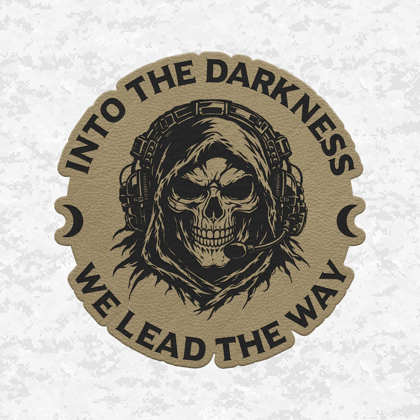 Night Operators | Into the Darkness | Leather Patch | Velcro Backed