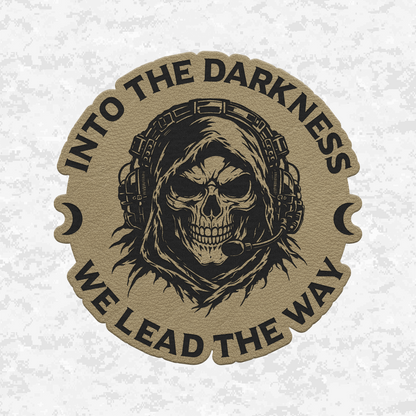 Night Operators | Into the Darkness | Leather Patch | Velcro Backed