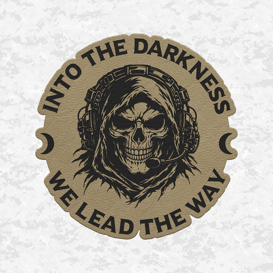 Night Operators | Into the Darkness | Leather Patch | Velcro Backed