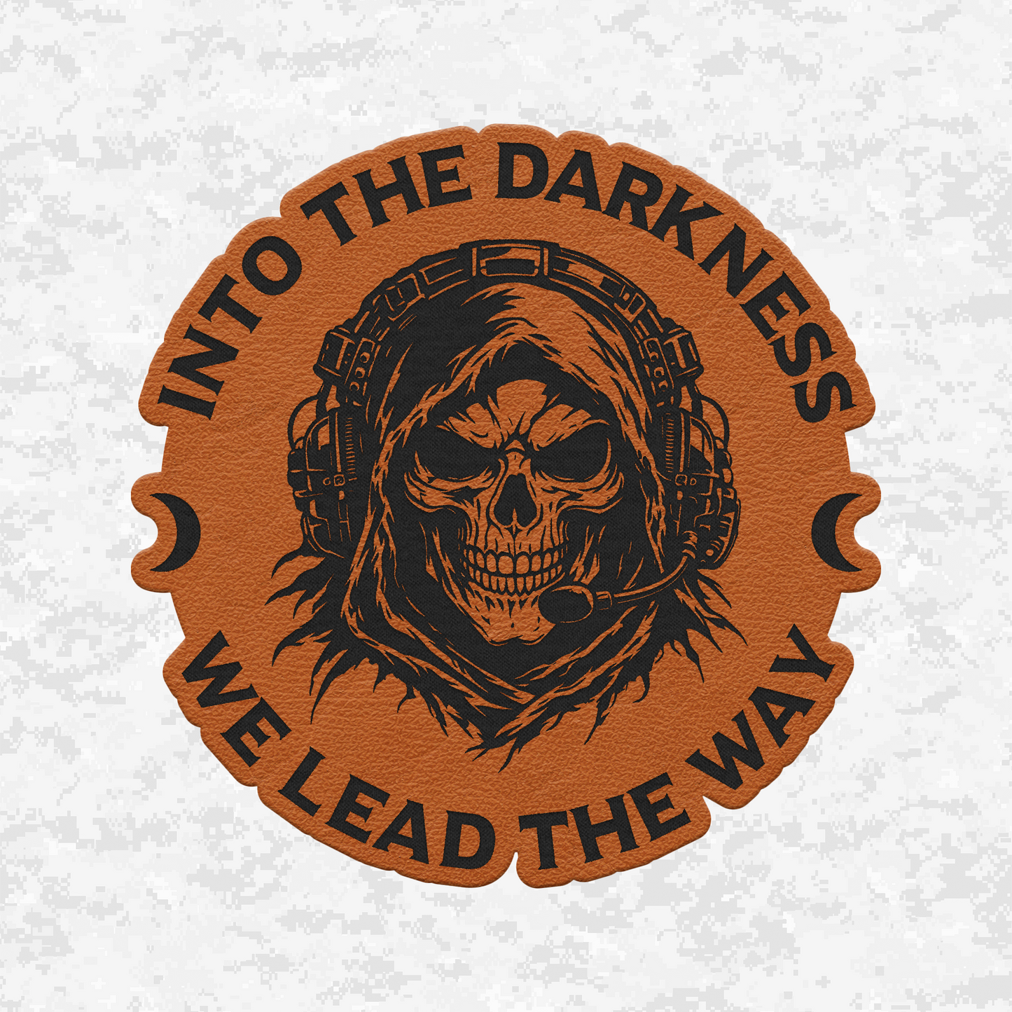 Night Operators | Into the Darkness | Leather Patch | Velcro Backed