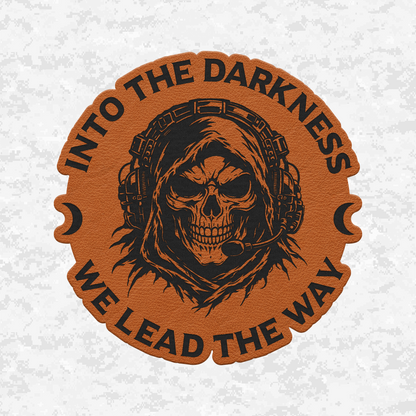Night Operators | Into the Darkness | Leather Patch | Velcro Backed