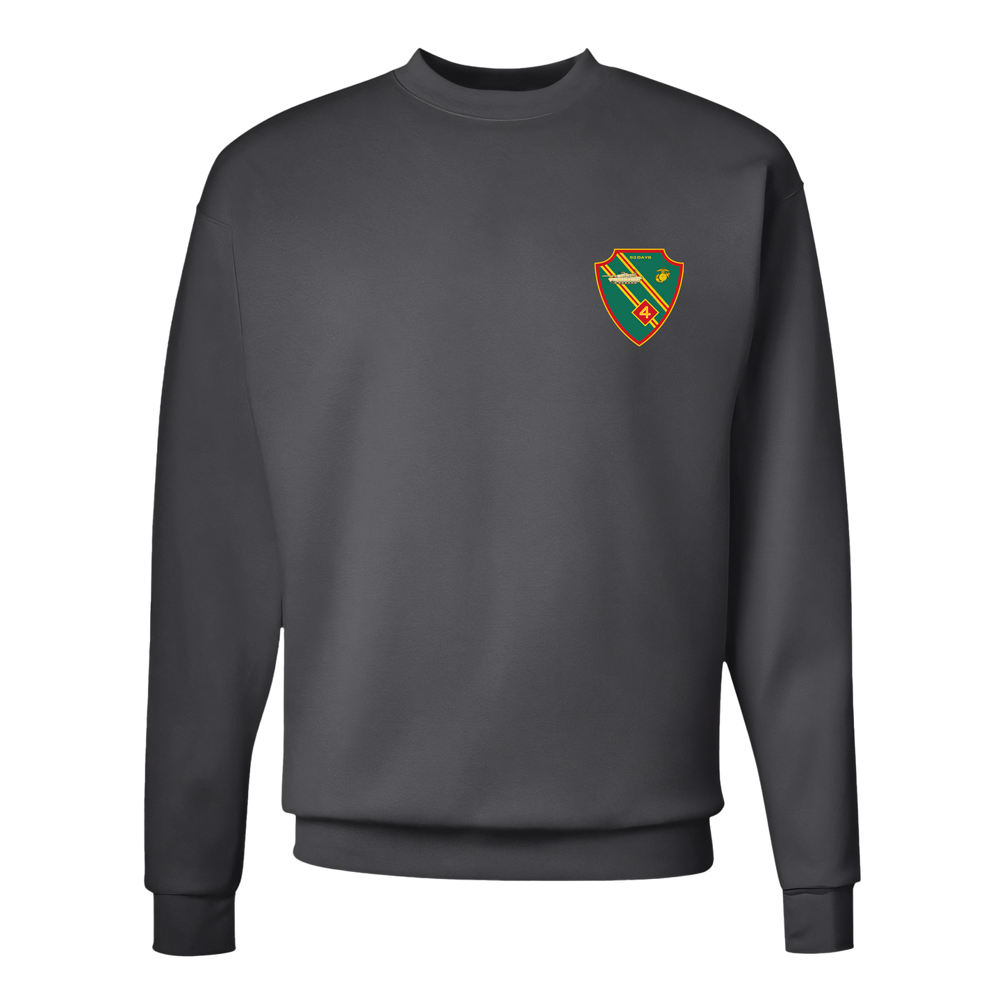 4th Tank Battalion, "53 Days", USMC, United States Marine Corps Sweatshirt