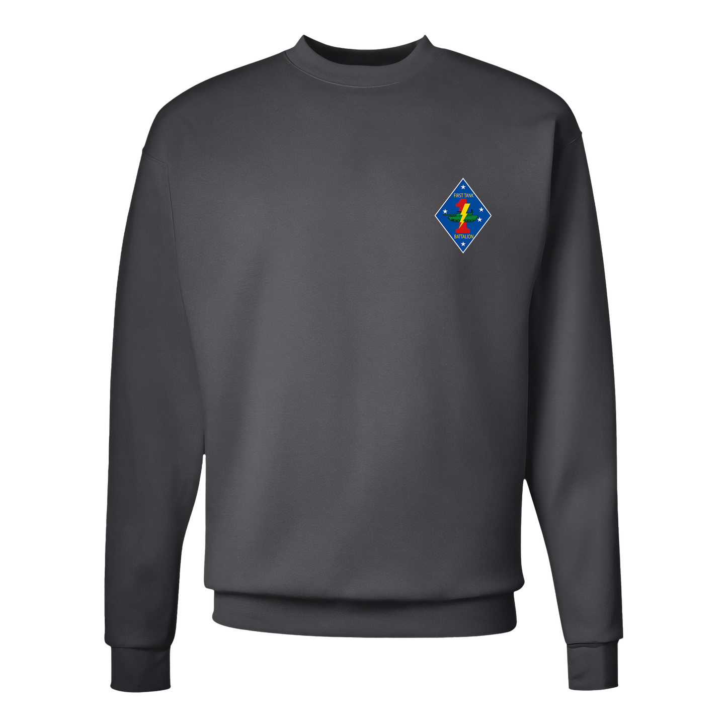 1st Tank Battalion Unit "1st Tanks", USMC Sweatshirt
