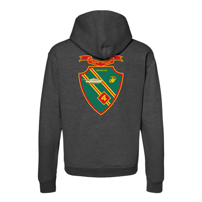 4th Tank Battalion, "53 Days", USMC, United States Marine Corps Hoodie