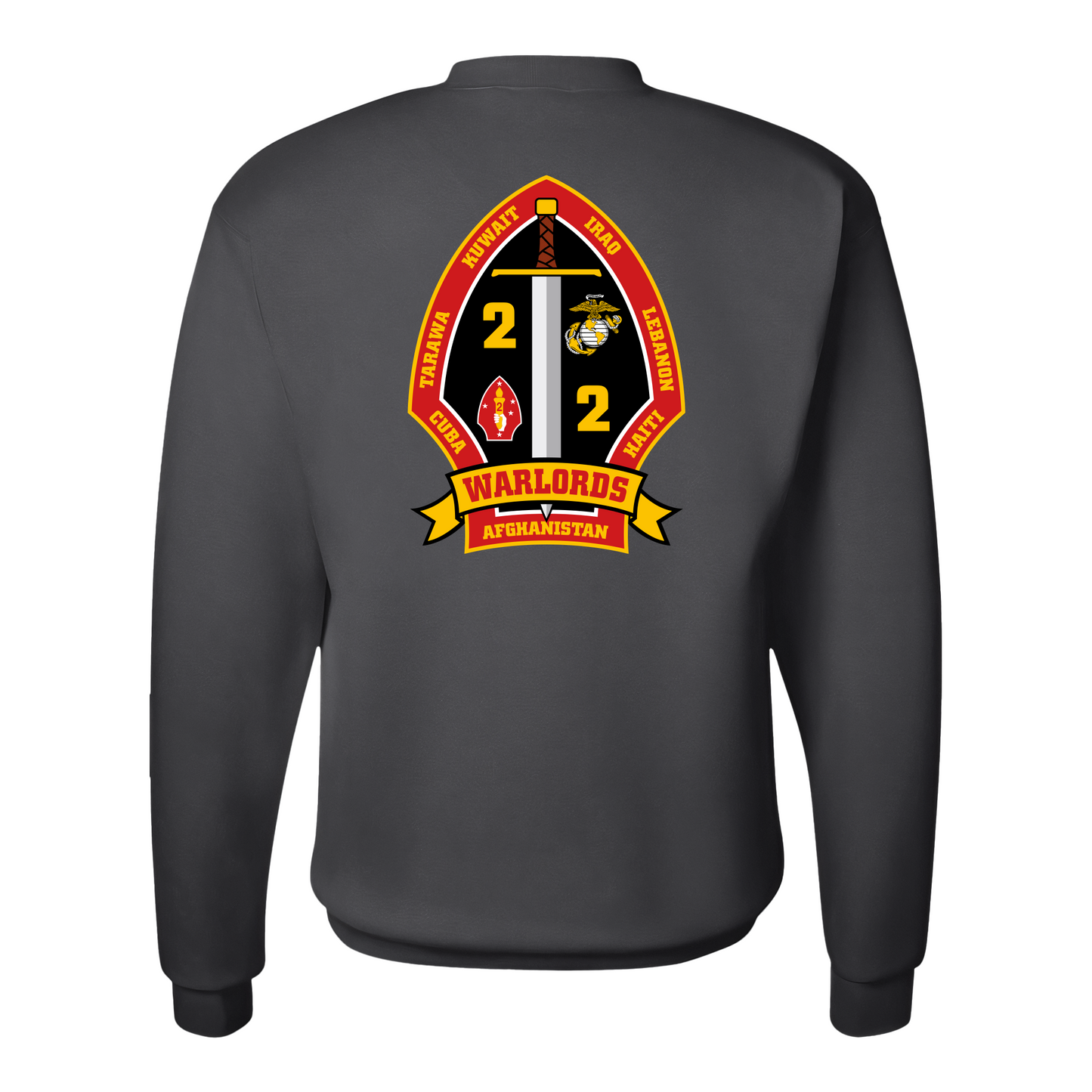 2nd Battalion 2nd Marines Unit "Warlords" Sweatshirt #1